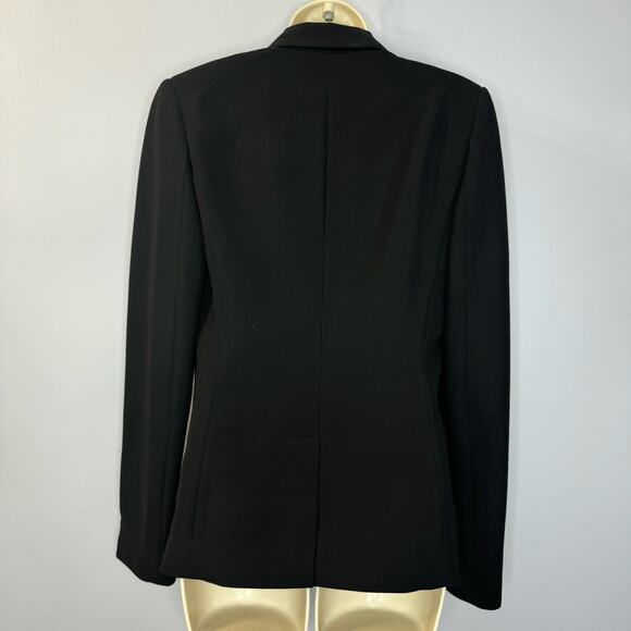 Alexander Wang Black Single Breasted Blazer Structure Wool Blend Women's 4 - Picture 6 of 10
